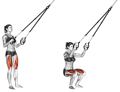 Suspension Squat demonstration